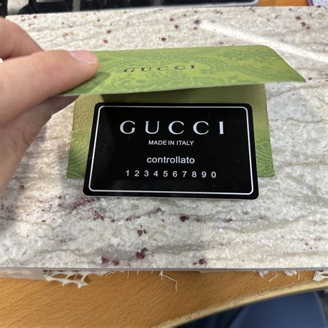 gucci fake importance|gucci authenticity card.